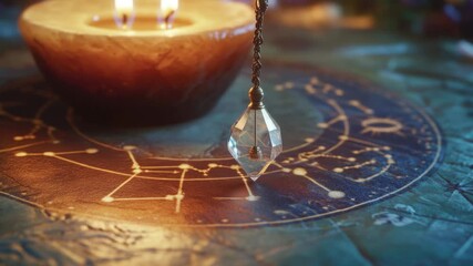 Poster - A single candle placed beside a bowl in a simple yet cozy arrangement, perfect for an intimate dinner party or quiet evening