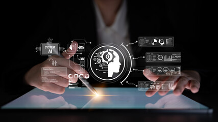 Poster - AI assistant with LLM, big data, machine learning, and generative AI powers prompt engineering and supports agentic AI for advanced business applications. Latch
