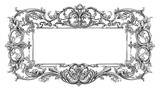 Elegant Vintage Frame with Floral Ornament