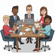 © Cleiton - People gathered in the office