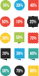 © gd-house - Discount Sale Tags and Percentage Off Stickers Set for E-commerce, Retail Marketing and Promotion
