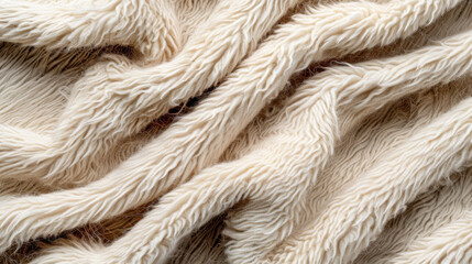 Poster - Fluffy wool texture with soft curls and light shadow creates cozy and inviting atmosphere. This fabric is perfect for warm clothing or home decor, adding touch of elegance