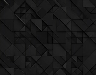  Abstract geometric pattern of dark squares and triangles
