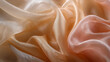 © Mahmud - Soft, elegant silk in shades of peach, beige, pink, and white forming gentle lines and folds--perfect for baby-themed or refined design use