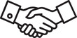 © designar24 - Continuous Line Drawing of a Business Hand Holding a Briefcase single line 1