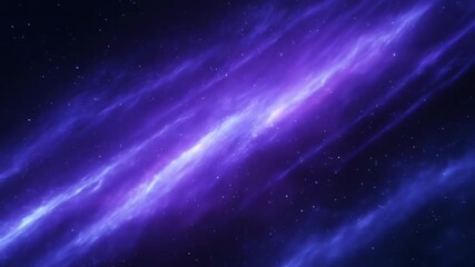 Wall Mural - Stunning motion of glowing purple light streaks in outer space.