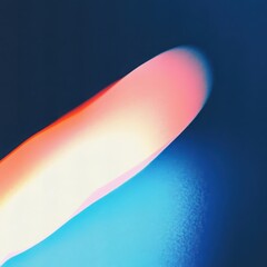 Fototapete - An abstract, blurred rainbow light streak in a dark background. Optical illusion concept. Graphic filter effect.