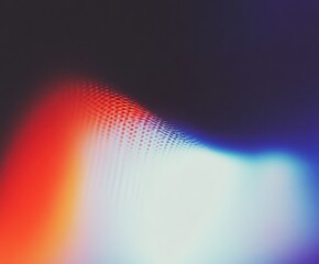 Fototapete - Abstract background with gradient color and pixelated surface texture. Digital noise with dots and shapes. Futuristic pattern.