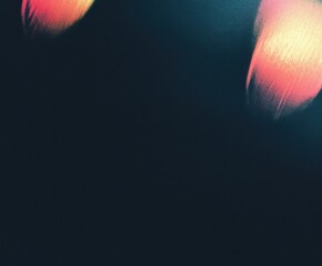 Fototapete - Abstract light particles creating a bokeh effect on a dark background. Glowing dusty light for overlay and creative design.