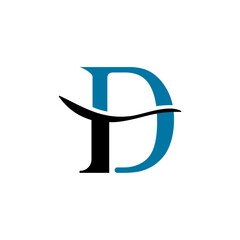 Aufkleber - Elegant logo design featuring the letter 