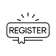Poster - Register now sign up online registration form membership account create profile access service today