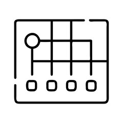 Poster - Tic tac toe game strategy planning board vector illustration for business and leisure time fun game 90