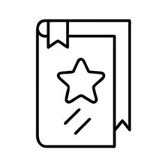 Poster - Star book reading education learning study knowledge library bookmark school textbook outline