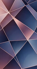 Aufkleber - Abstract geometric background with triangles and lines for modern design projects
