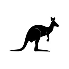 Poster - Silhouette of a kangaroo
