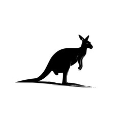 Poster - Silhouette of a kangaroo