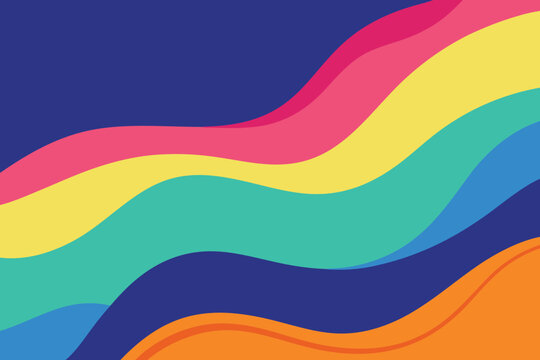 Colorful Fluid Abstract vector Background