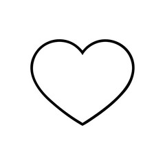 Aufkleber - Heart icon symbol graphic.