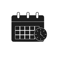 Aufkleber - Appointment schedule calendar time icon.