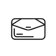 Aufkleber - Envelope icon graphic: mail and communication symbol.