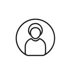 Aufkleber - Profile icon user account symbol graphic.