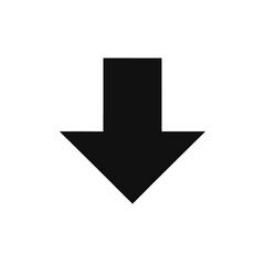 Aufkleber - Download arrow icon graphic.