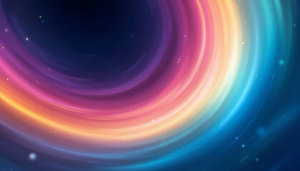 Poster - Dynamic colorful swirl with vibrant hues, perfect for abstract design, art, and modern branding