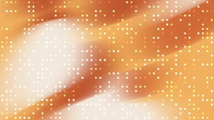 Aufkleber - Smooth Flowing Artistic Dot Pattern Warm Color Abstract Background