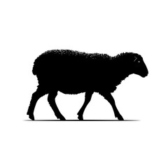 Poster - Sheep vector illustration for technology concept, iot, cloud computing, and digital transformation projects