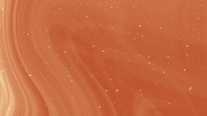 Aufkleber - Smooth Liquid Copper Texture with Scattered White Dots Abstract Background