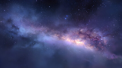 Wall Mural - beautiful milky way background image generated image stock illustration