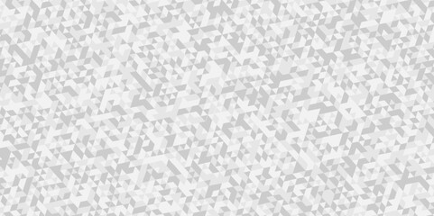 Fototapete - Geometric seamless white, gray cube square low polygon texture wallpaper. abstract surface creative diamond pattern corporate. abstract polygon Mosaic triangle overlap texture background.	
