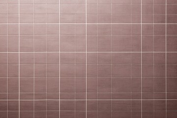 Poster - Full frame shot of brown square tiled wall background