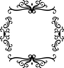 Leinwandbilder - elegant luxury frame ornament design