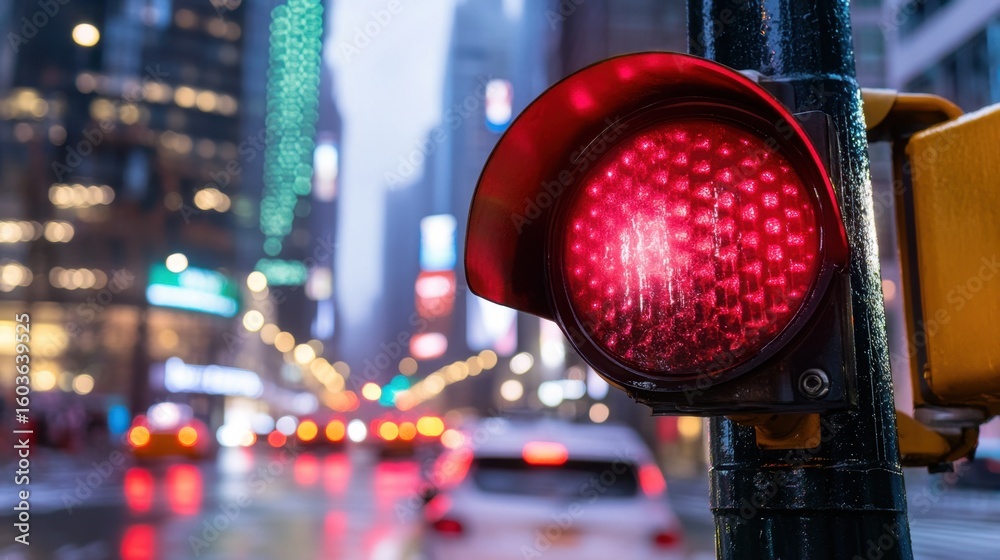 Urban transition: traffic light signaling goodbye to 2025 and welcoming ...