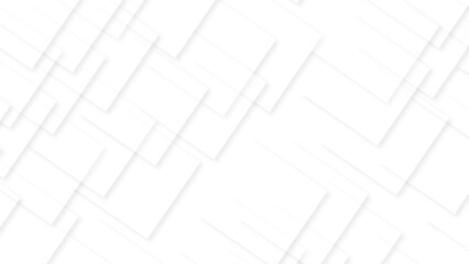 Poster - Abstract white and gray background with lines white background for your design. Abstract background is white with an old surface and white 3d lines