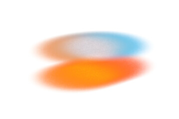 Wall Mural - overlay grainy gradient shape glowing background cutout on transparent background, abstract vibrant 