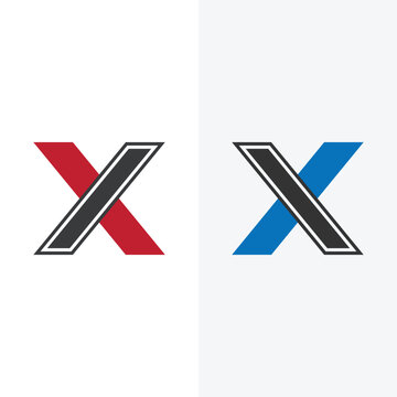 Abstract Creative Letter X Logo Design.