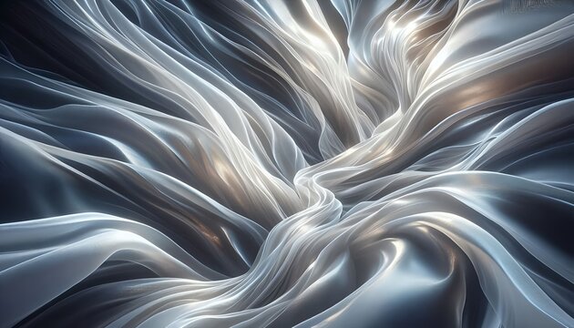 abstract fractal background with waves
