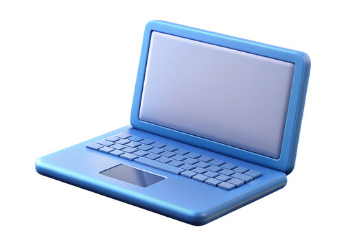 PNG laptop isolated on white background