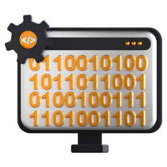 code snippet script 3d icon black and gold design