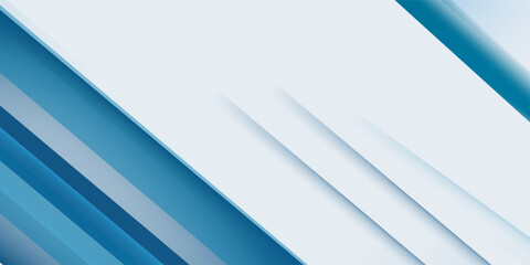 Fototapete - Blue abstract background with white color. Abstract blue background with square shapes. Modern Simple Blue Grey Abstract Background Presentation Design