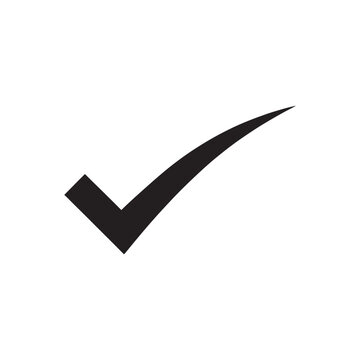 check mark icon silhouette.