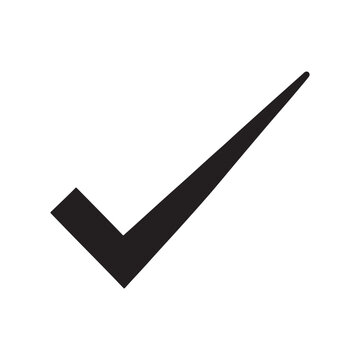 check mark icon silhouette.