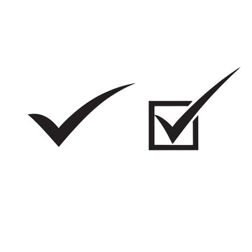 check mark icon silhouette.