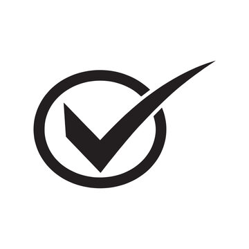 check mark icon silhouette.