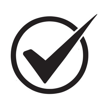 check mark icon silhouette.