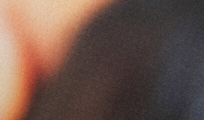 Poster - Grainy texture background, featuring with black, orange colors with noise texture effect. Ideal for use as a backdrop, header, poster, banner, cover design