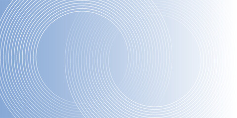 Poster - Abstract blue modern background with circle elements. Digital technology concept. modern eps10
