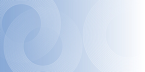 Poster - Abstract blue modern background with circle elements. Digital technology concept. modern eps10